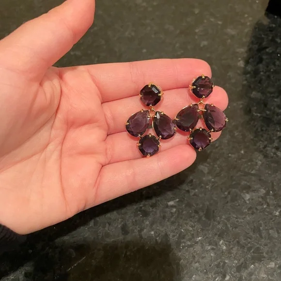 Kate Spade Kaleidoscope Gem Coated Chandelier Earrings - Picture 2 of 8